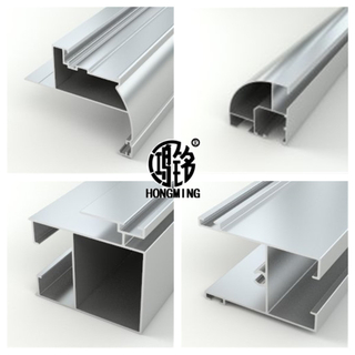 Perfiles de aluminio de la serie México para ventanas y puertas Modelos de venta caliente como la serie Casement, Shopfront, Sliding, Patio Door, Folding Door